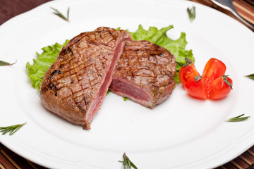 Grilled steak