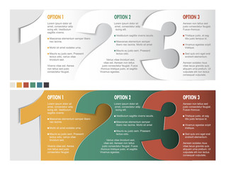 One two thre - vector progress background