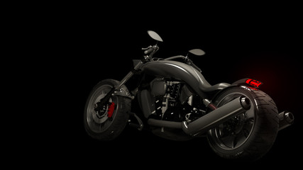 Fototapeta na wymiar concept motorcycle (No trademark is my own design)