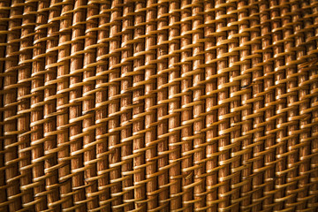 Pattern nature for background of handicraft weave texture wicker surface.