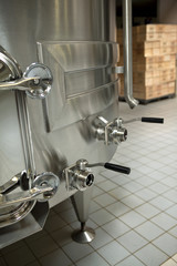 Chai, cave, cuve, aluminium, vin, Bordeaux, viticulture