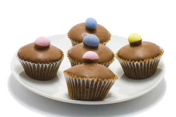 Mini Egg Cupcakes