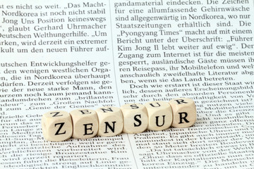 Fototapeta premium Zensur