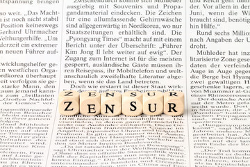 Obraz premium Zensur