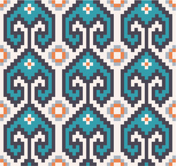 Seamless pattern in navajo style