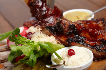 delicious BBQ ribs