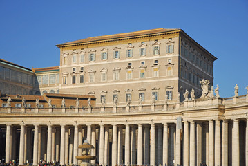Fototapeta na wymiar Rzym, Residence placu papież w Watykanie