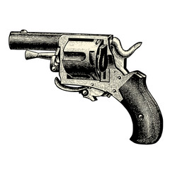 Revolver - obrazy, fototapety, plakaty