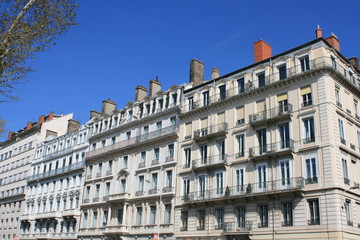 Obraz premium Façades d'immeubles