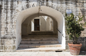 Alleyway. Cisternino. Puglia. Italy.