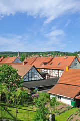 Fachwerkort Tambach-Dietharz im Th&uuml;ringer Wald