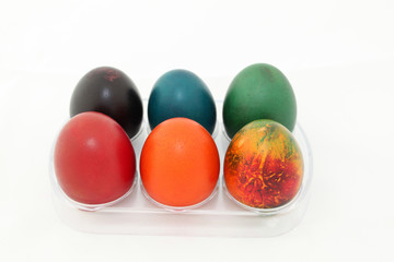 Colored Easter eggs