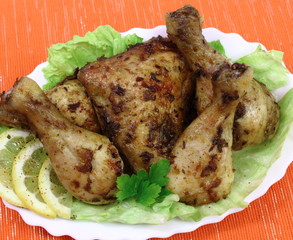 roast chicken with lemon