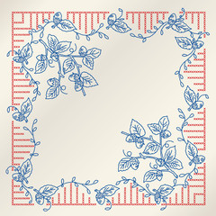 Cross-stitch hazelnut