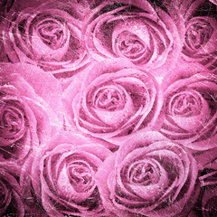 valentine's background with roses