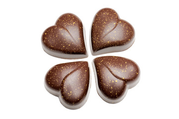 chocolates heart-shaped