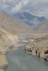 River through the Karakorum