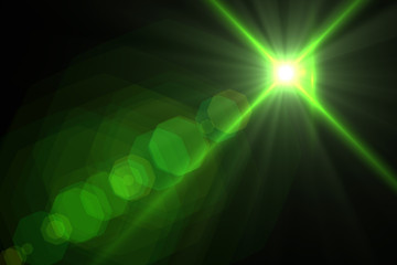 Lens flare abstract background