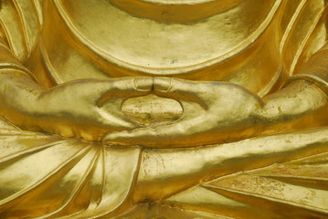 Buddha's hands and feet