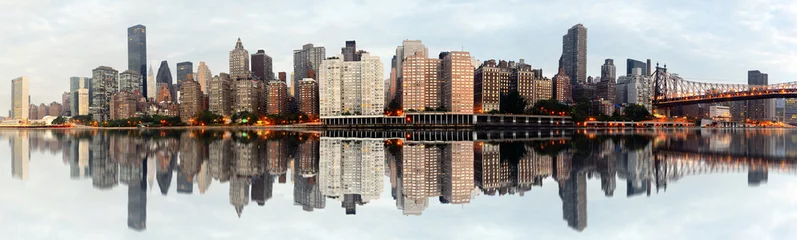 Foto op Canvas Panorama van New York © SeanPavonePhoto