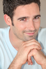 Fototapeta premium Portrait of handsome 30-year-old man