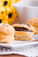 Cream Puffs. Bignè farciti.