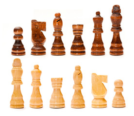 set of chess pieces