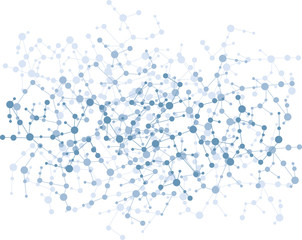 molecule connection background vector