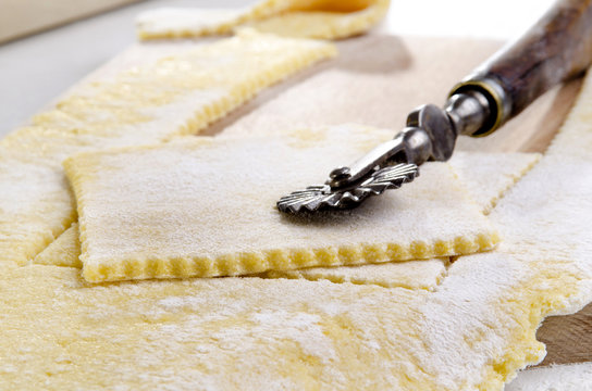 lasange plate from wheat semolina