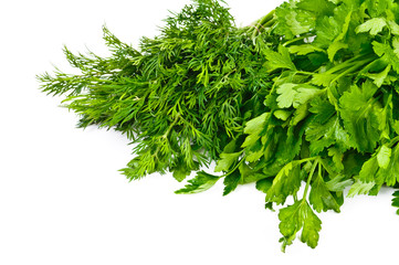 Green fresh seasoning for food