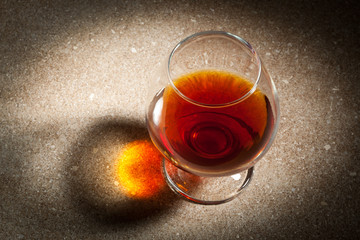 glass of cognac