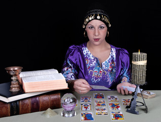 Gypsy fortune teller