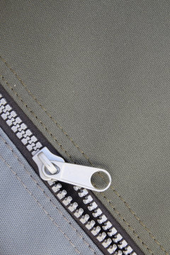 texture of fabric with zipper