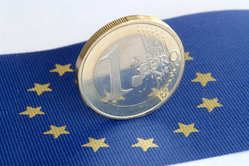 Euro, Münze, Währung, Geld, Europa, Flagge, Fahne