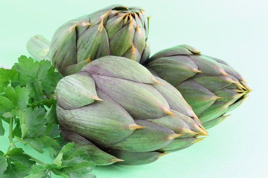 carciofi e prezzemolo