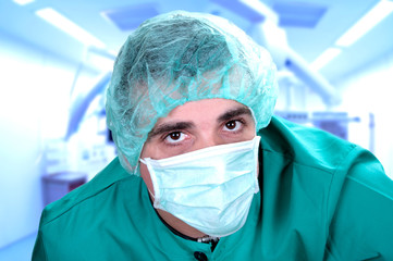 surgeon in the operating room