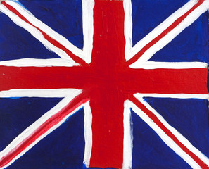 Union flag of Great Britain