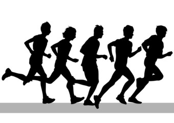 Run competition mans