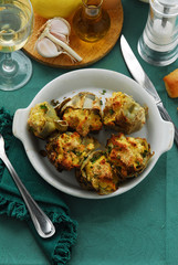 Carciofi ripieni Stuffed artichokes 酿朝鲜蓟