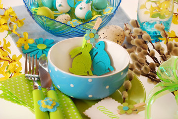 easter table setting