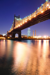 Fototapeta premium Queensboro Bridge night