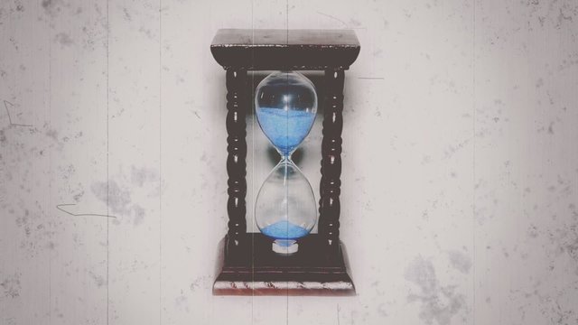 Sand-glass retro reel