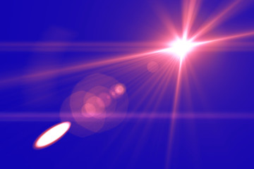 Lens flare abstract background