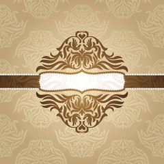 floral vintage frame