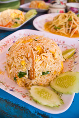 Thai fried rice with crab