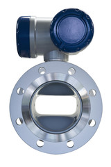 Naklejka premium flow measuring on white