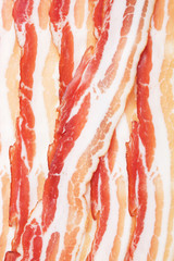 Fototapeta premium Slices of smoked bacon
