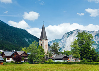 Fototapeta na wymiar Alpy lato view