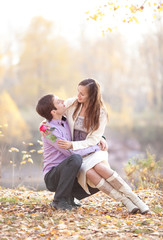 Fototapeta premium happy couple