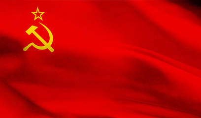 Naklejka premium soviet union flag
